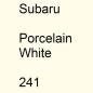 Preview: Subaru, Porcelain White, 241.